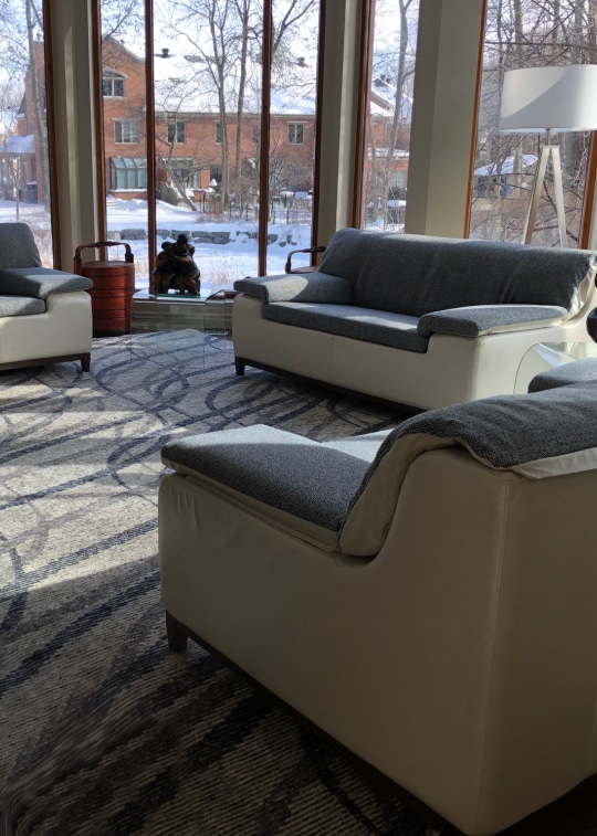 sofa and armchair set renewal of Roche Bobois original furniture