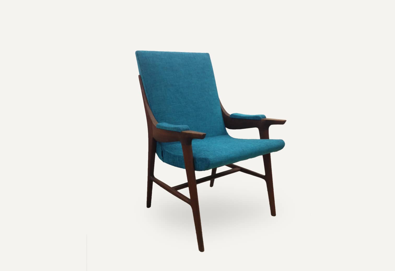 rembourrage fauteuil scandinave mid century moderne années 50