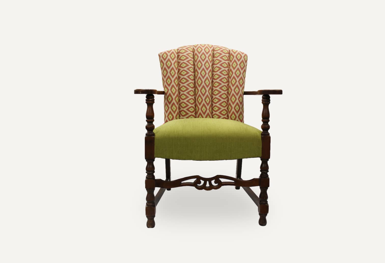 reupholstery antique armchair