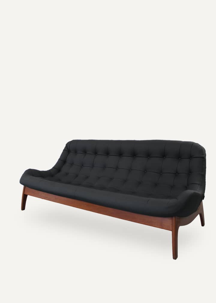 reupholstery tufted danish mid century modern sofa