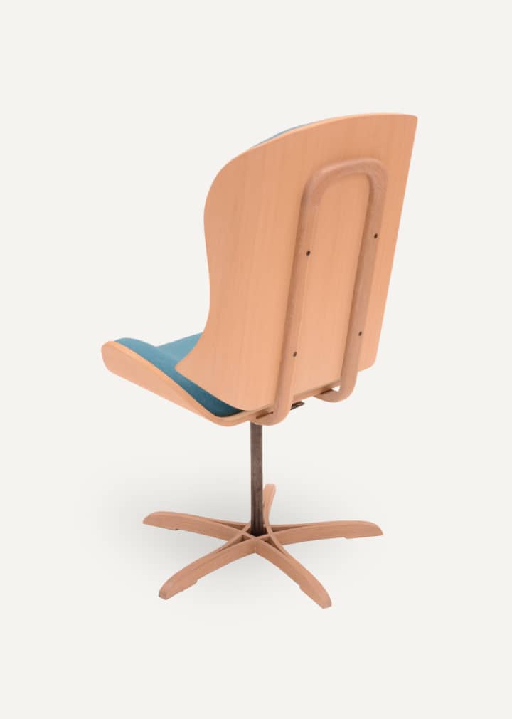 rembourrage fauteuil de bureau en bois