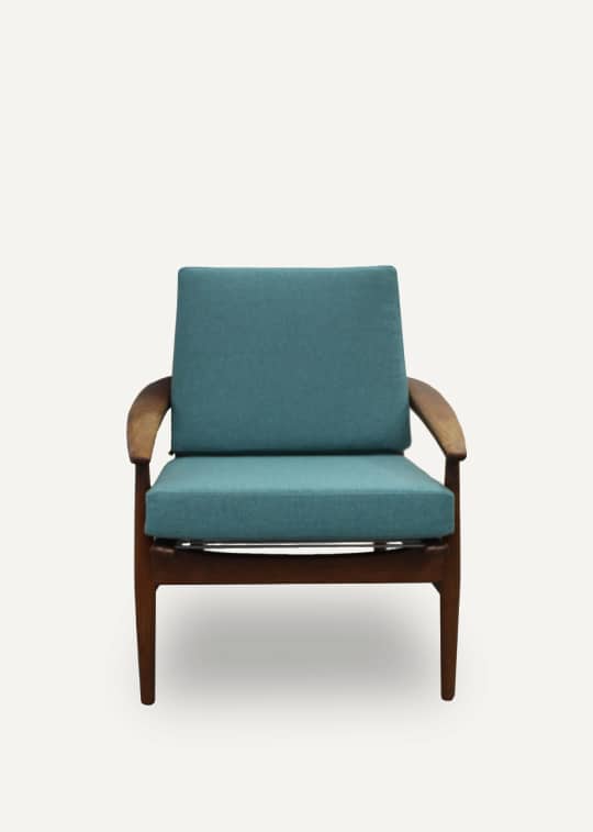 reupholstery danish mid century armchair