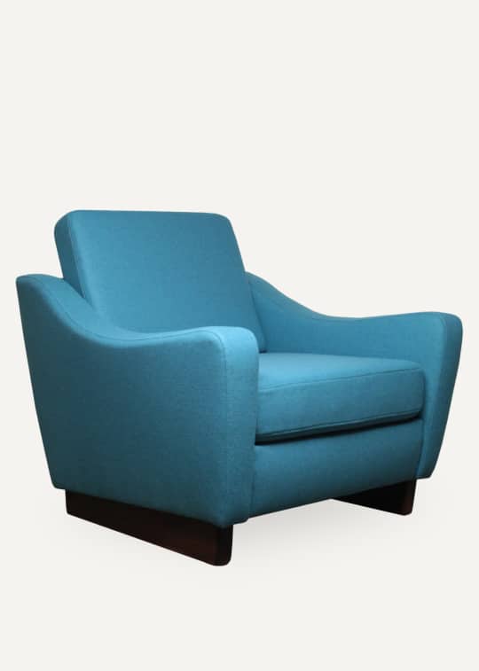 reupholstery club armchair 50s