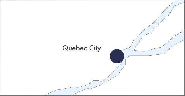 Quebec City service area
